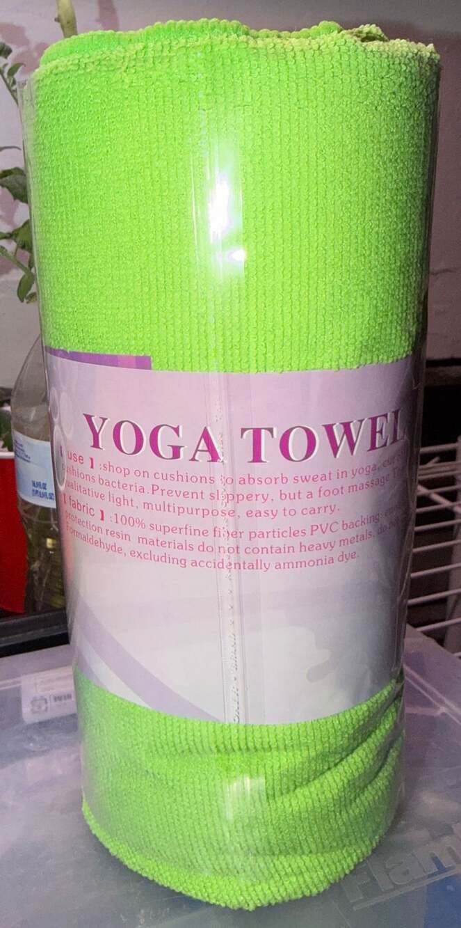 Angel Beauty Microfiber Thickness Yoga Towel Green